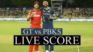 Live GT vs PBKS, IPL 2022: प्लेऑफ की दौड़ से एक कदम दूर गुजरात टाइटन्स की पंजाब किंग्स से आज भिड़ंत